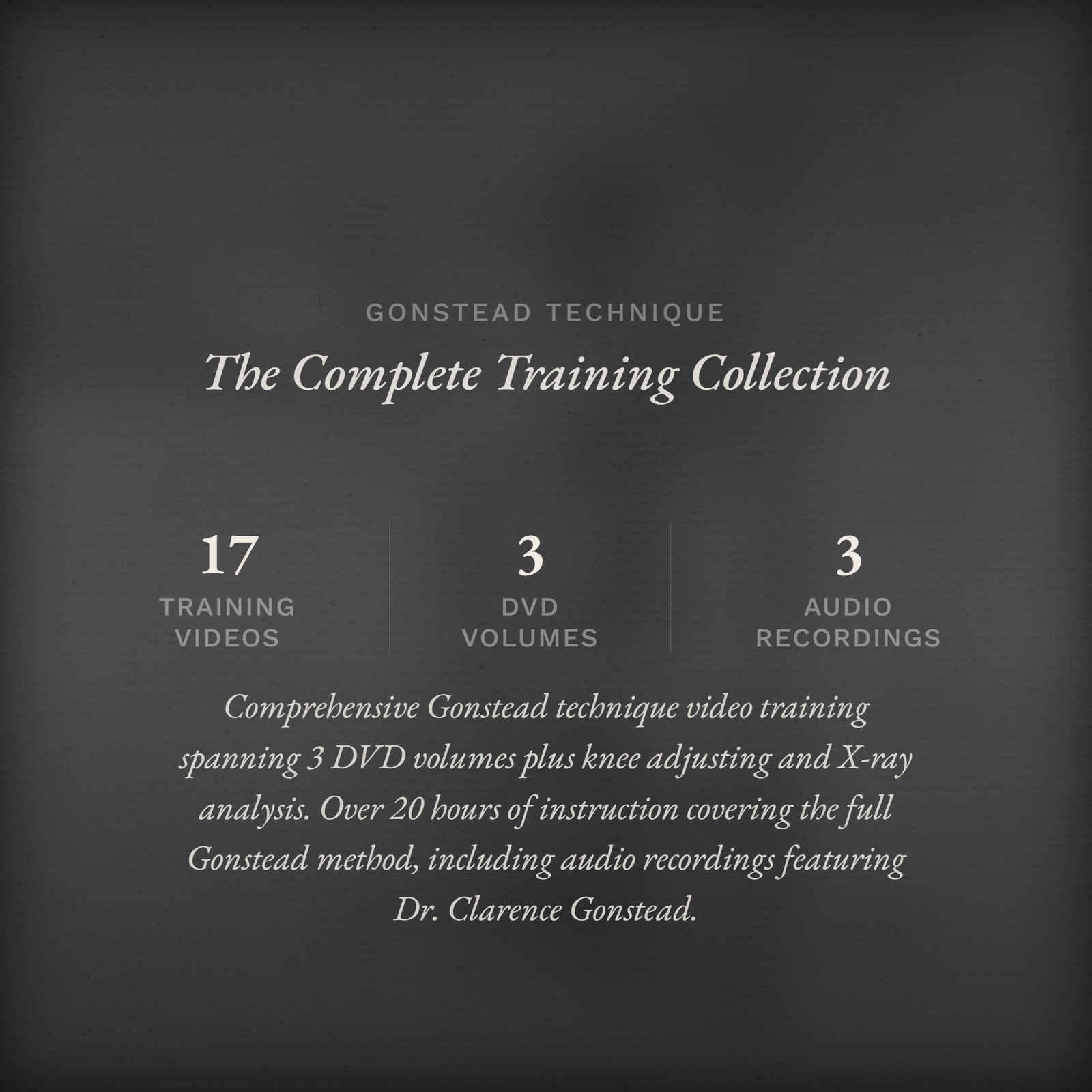 Gonstead Chiropractic Technique – Complete Video Training Collection