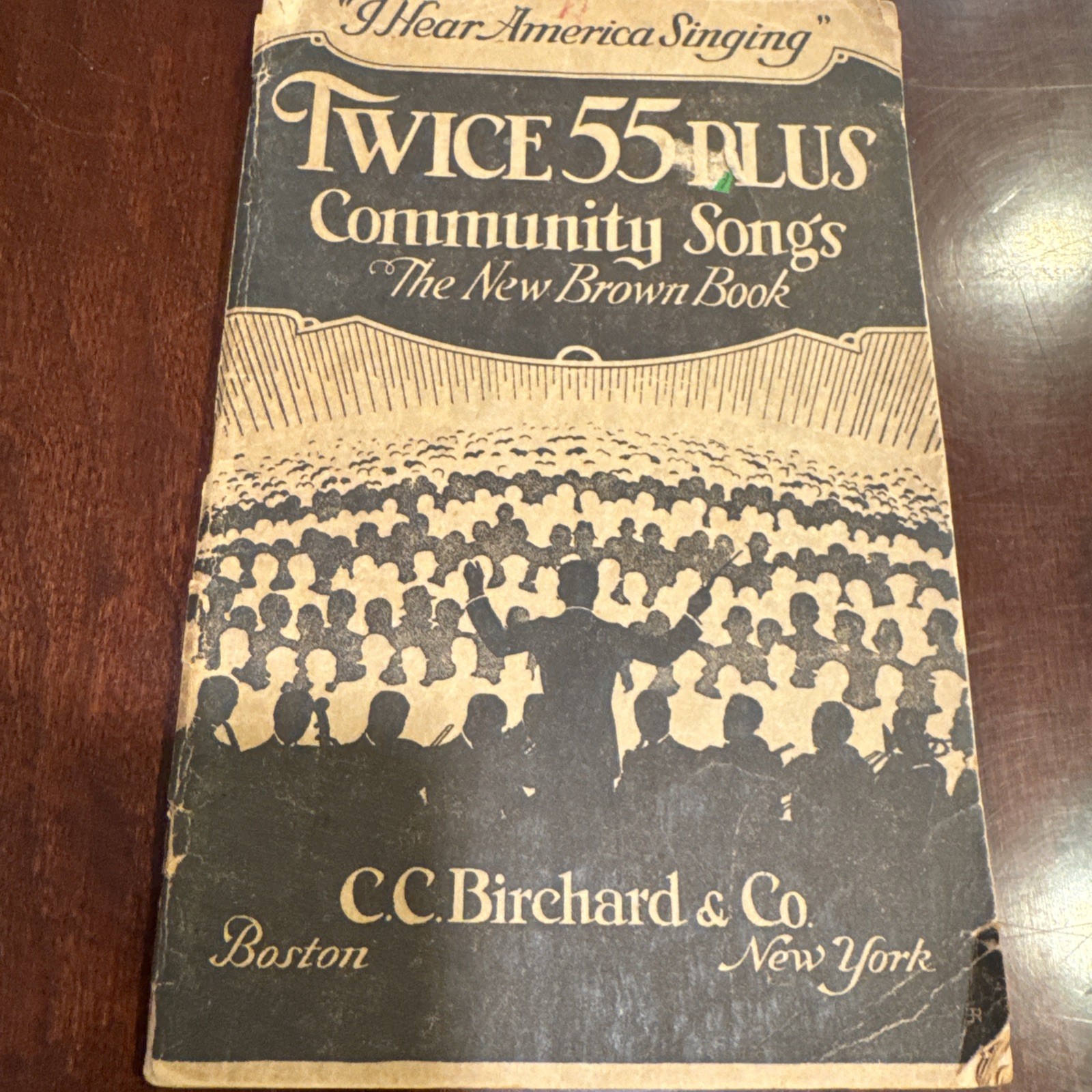 Antique 1929 -Twice 55 Plus Community Songs The New Brown Book – Vocal Edition