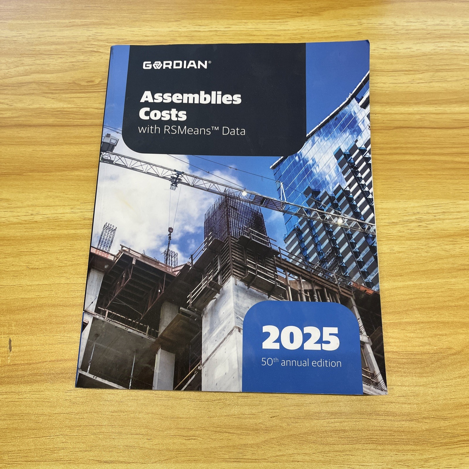 2025 Assemblies Costs with RSMeans Data Gordian 50th Annual Edition Brand New