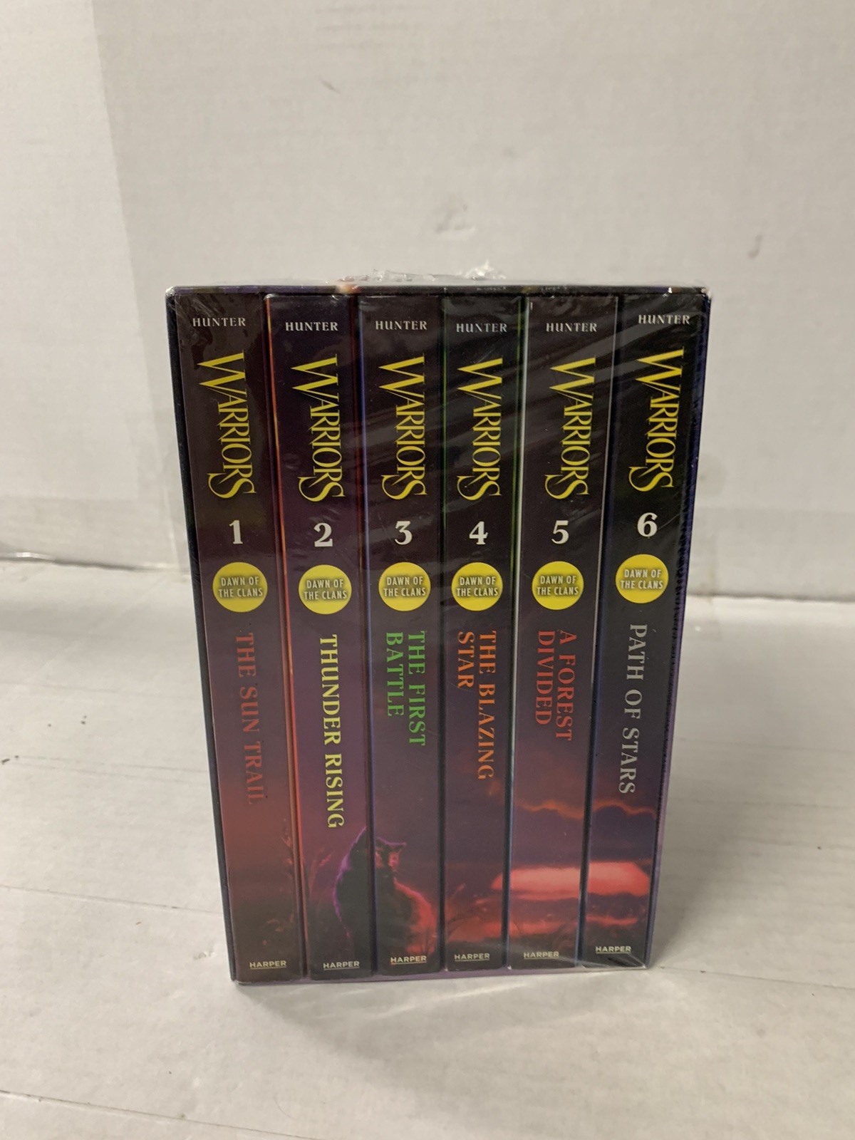 Warriors: Dawn of the Clans Box Set: NEW! Volumes 1-6 Erin Hunter Book Series