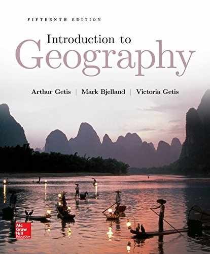Introduction to Geography – Paperback, by Bjelland Mark; Kaplan – Very Good j