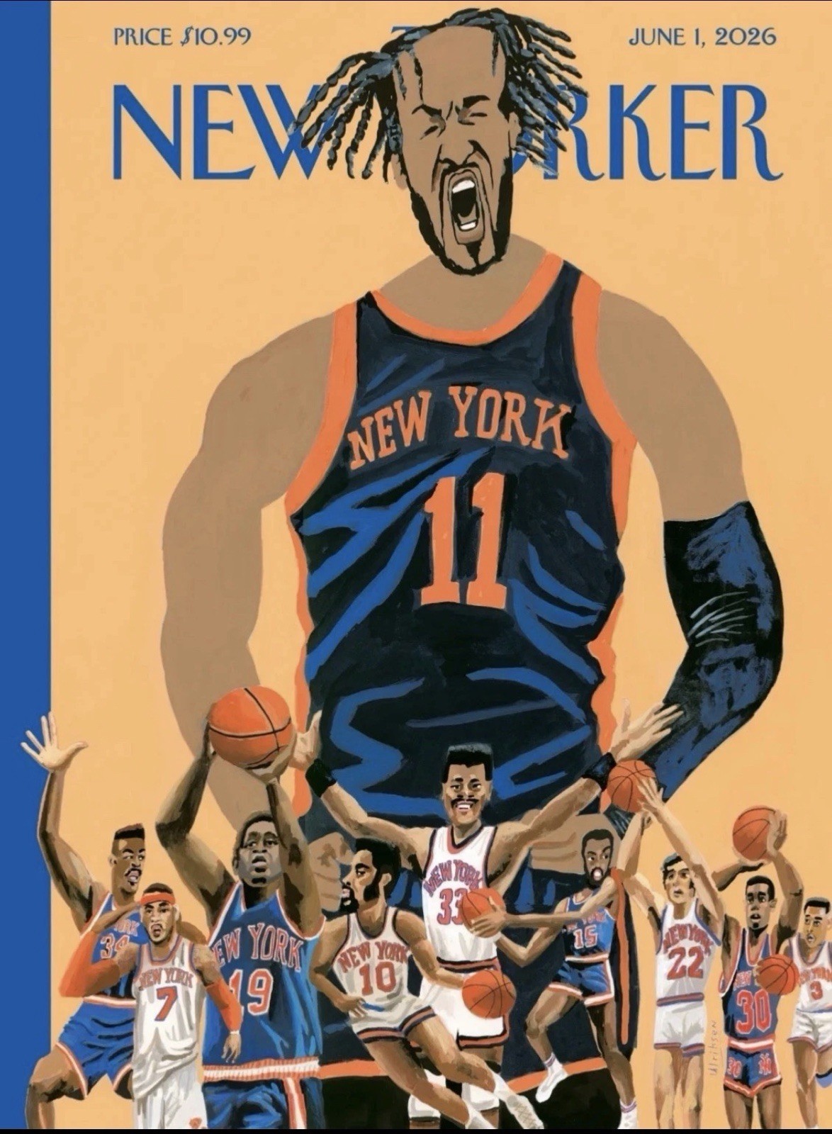 NY KNICKS – THE NEW YORKER MAGAZINE JUNE 2026 KINGS OF NEW YORK MARK ULRIKSEN