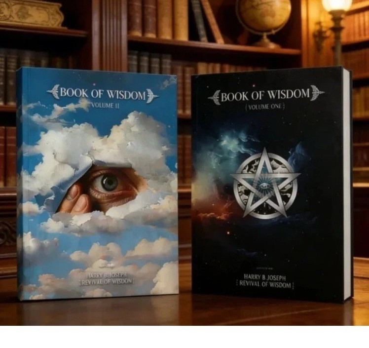 Book of Wisdom Volumes 1 & 2 by Harry B. Joseph 2-Book Spiritual Set USA Stock