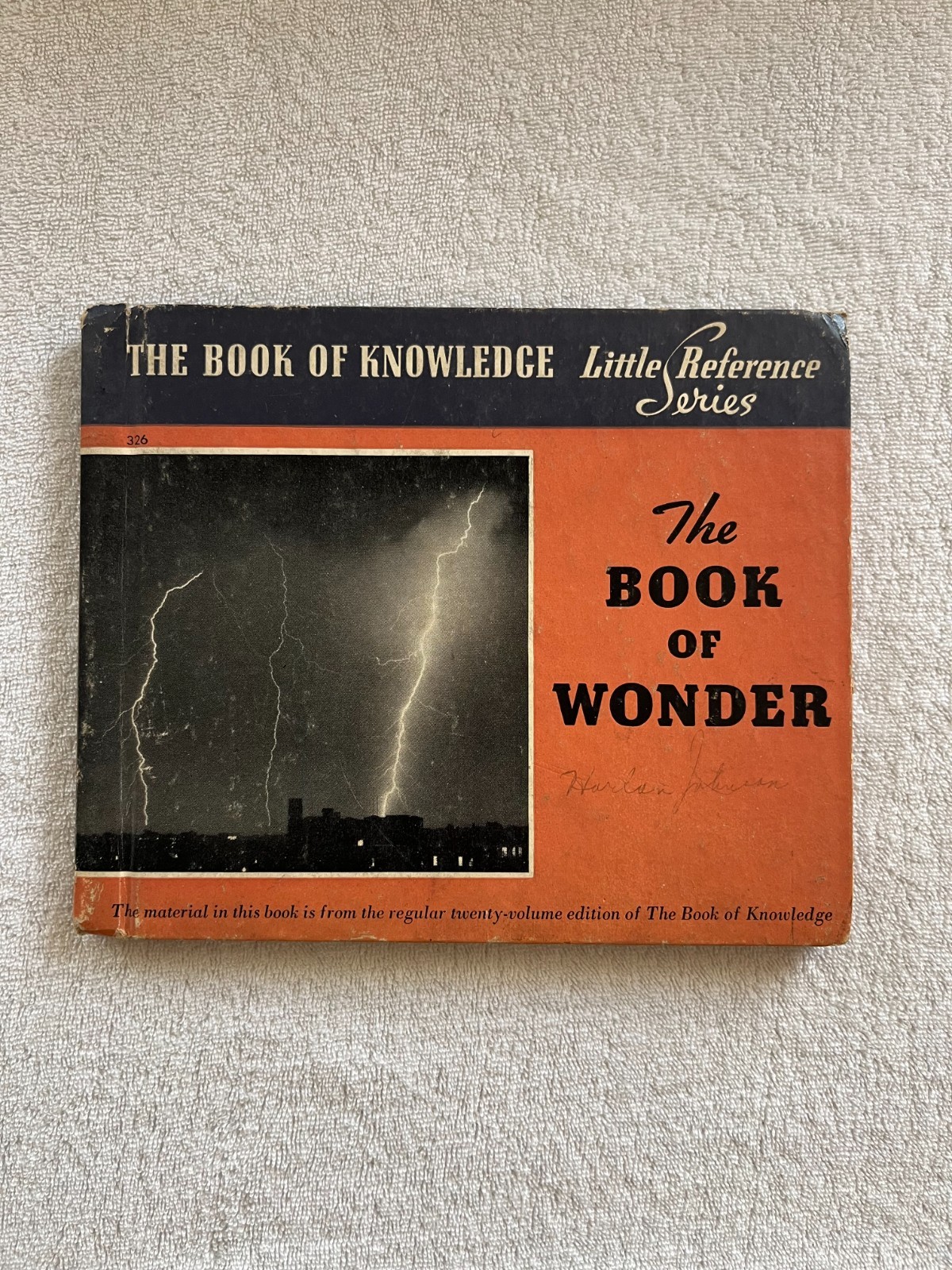 Vintage The Book of Knowledge Little Reference Series-The Book of Wonder