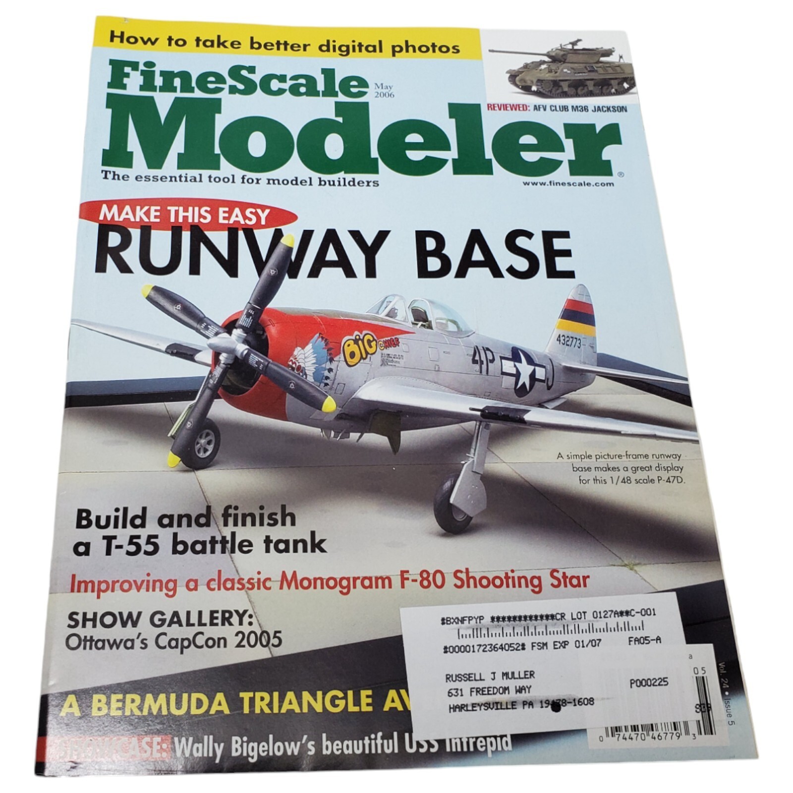 FineScale Modeler Magazine May 2006 – Make This Easy Runway Base