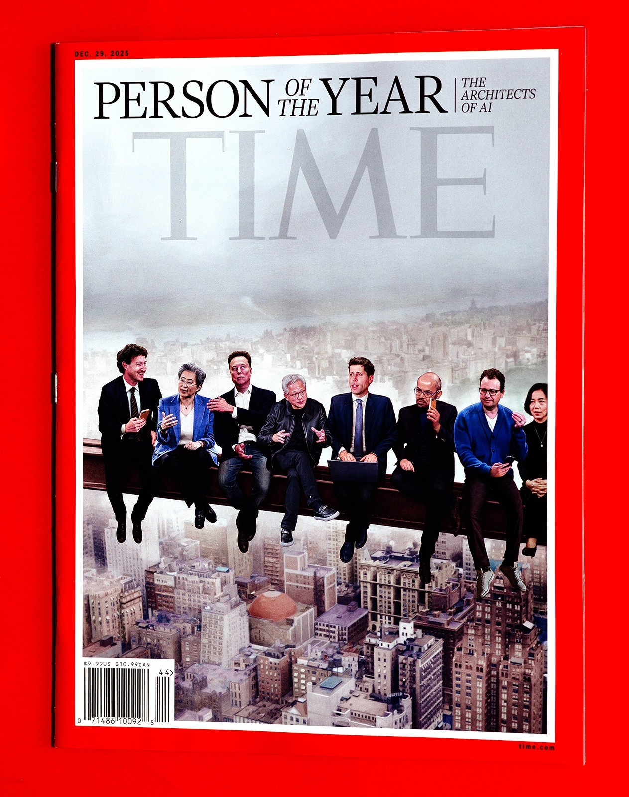 Time Magazine Dec 29th 2025 Person of the Year Architects of AI – ELON MUSK