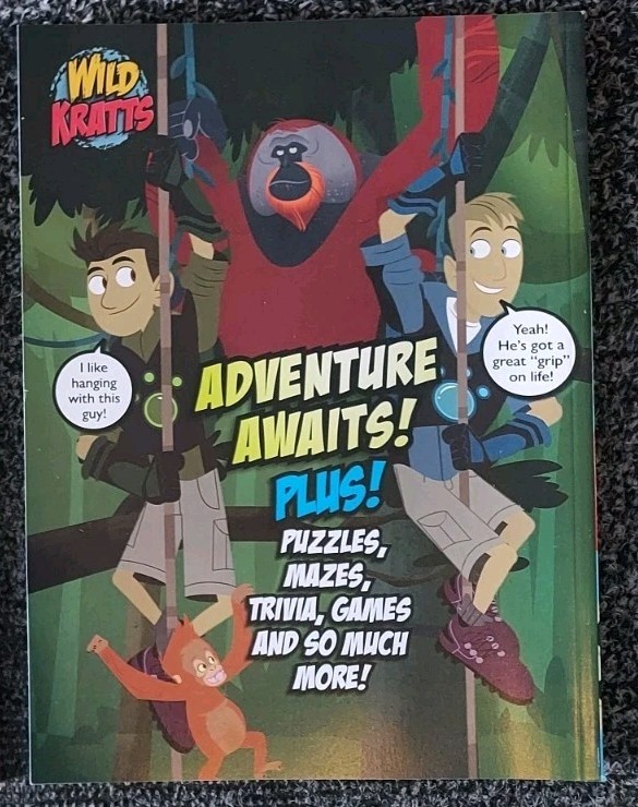 WILD KRATTS Magazines 2025 CREATURE POWER GAMES ! Puzzles Games Much More