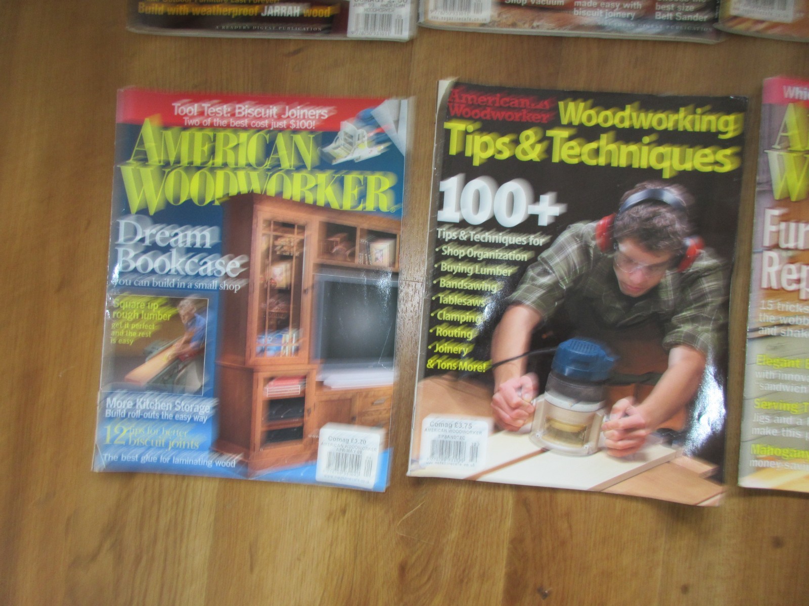 16x American Woodworker Magazines & Project Specials – 1994-2003 various issues