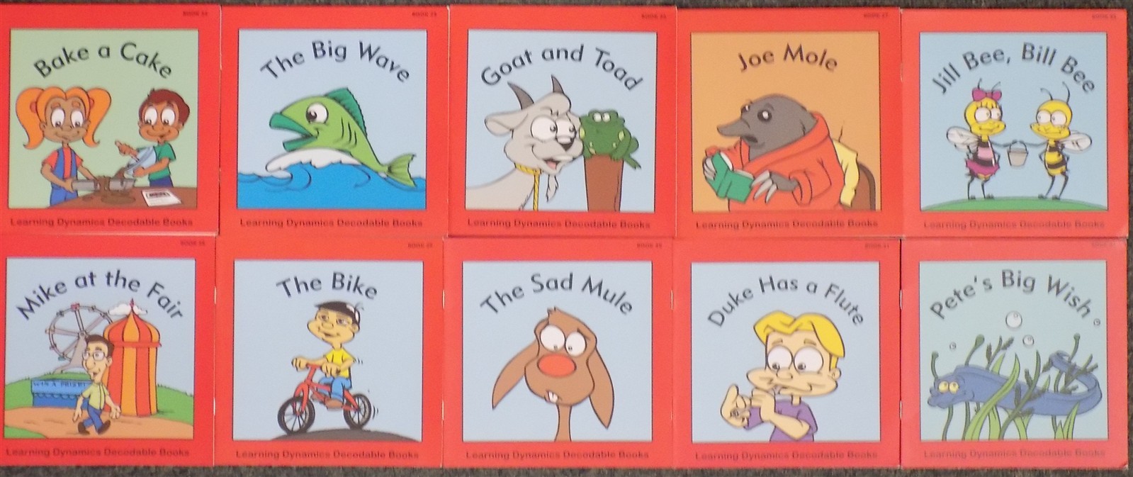LOT OF 8 Learning Dynamics Decodable Books Leo D. Hall 2021 Book 24-31
